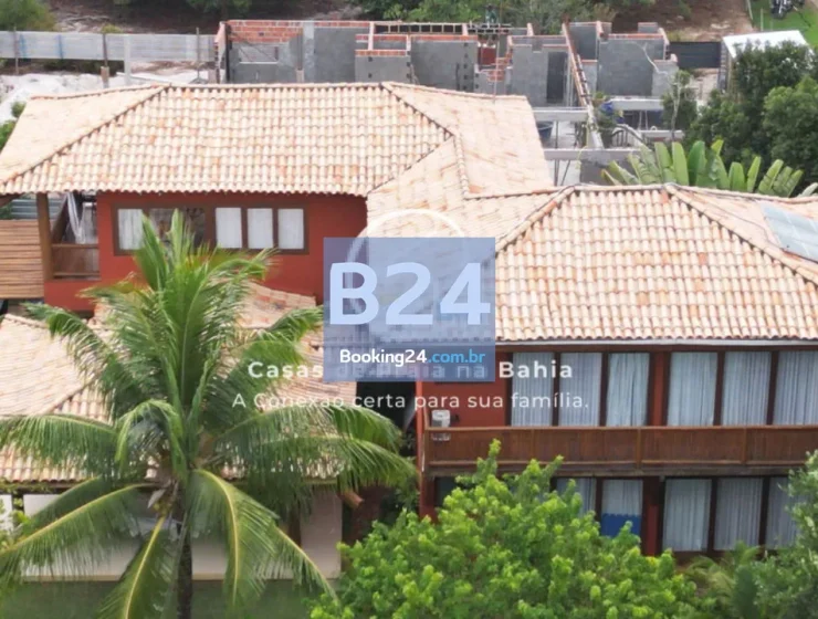 Casa em praia do forte 50 metros da praia seis suítes prox da vila