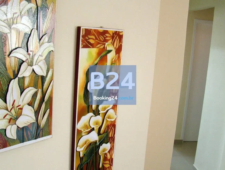 Flat 2 dorm calçadão pitangueiras c/ ar wi-fi c/ vista ao mar guarujá