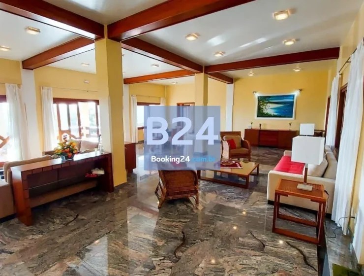Casa maravilhosa com vista para o mar no canto esquerdo de geribá