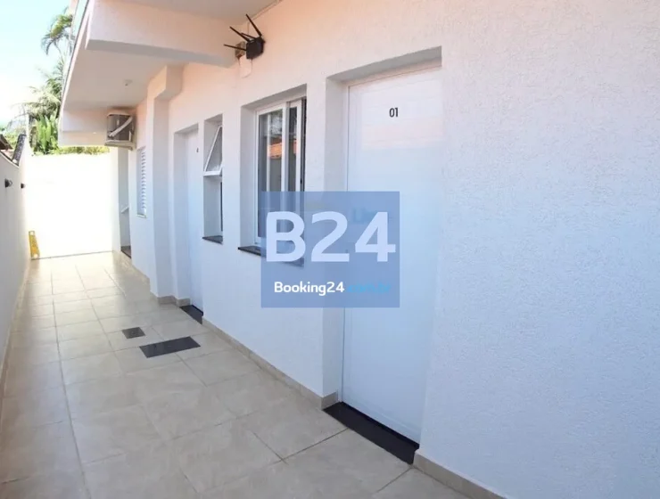 Apto de frente pro mar em ubatuba até 4 pessoas com churrasqueira