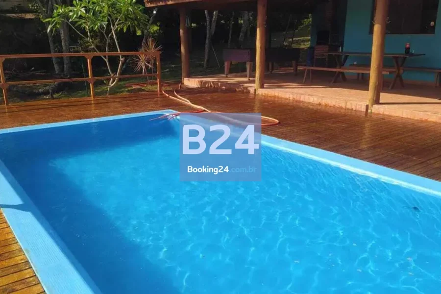 Rancho cachoeira do stantônio piscina c/ vista paradisíaca
