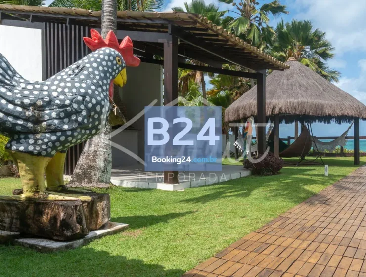 Casa à beira-mar no centro de porto de galinhas