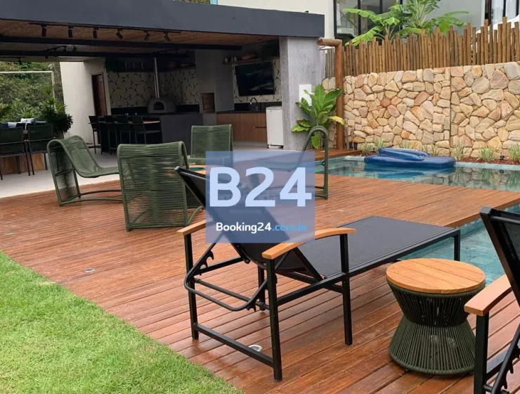 Casa alto padrão para aluguel temporada em praia do forte/ba