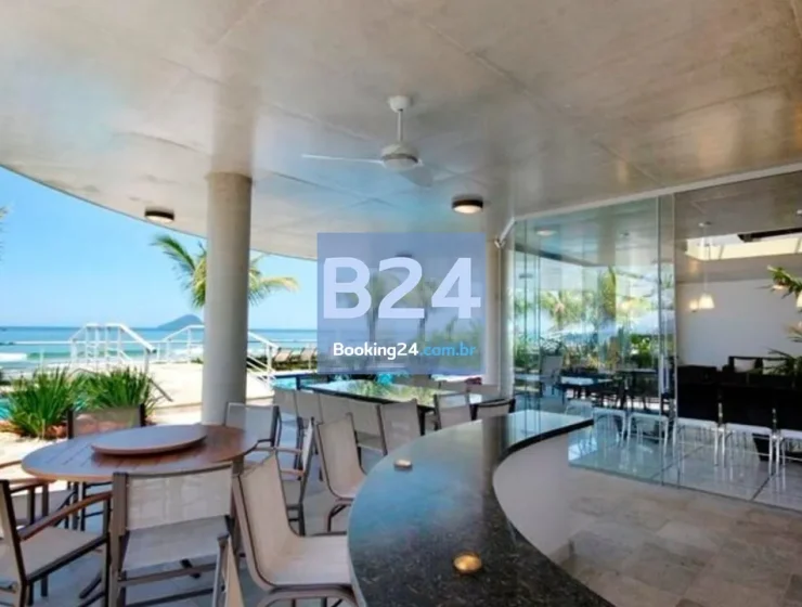 Casa luxuosa frente ao mar na praia de juquehy