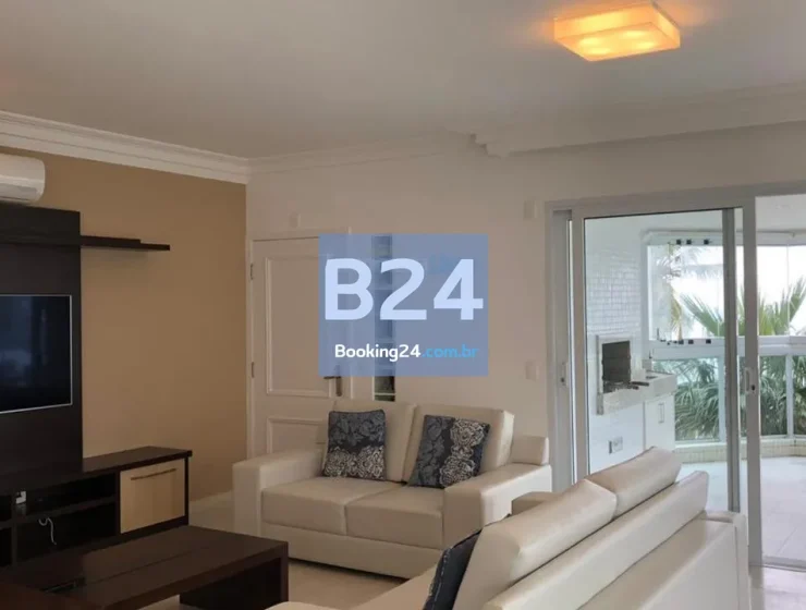 Maravilhoso apto frontal ao mar 4 suites+dep com varanda gourmet