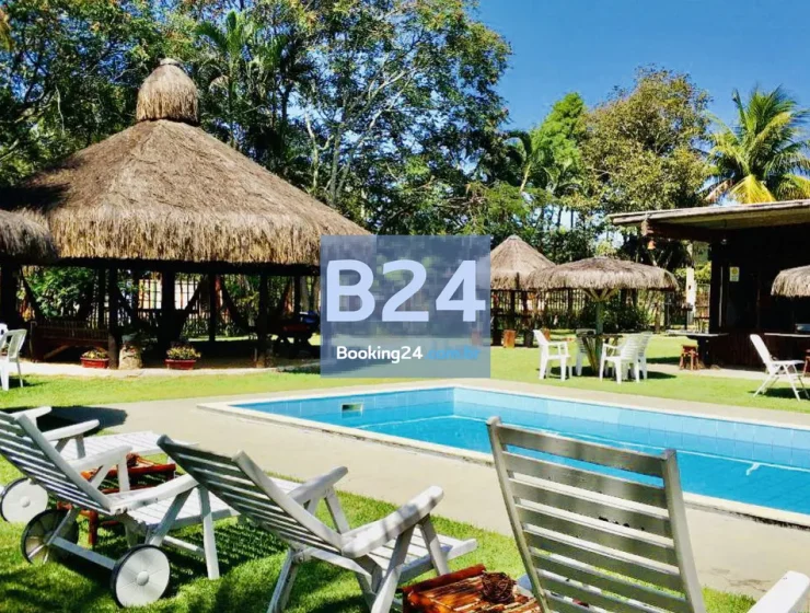 Chácara meaípe guarapari 11suítes ar frigobar tv piscina churrasqueira