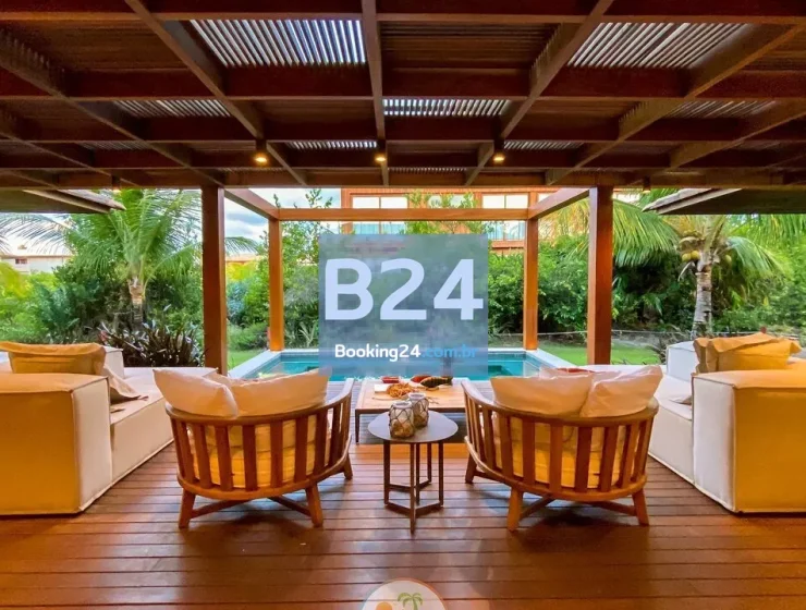 Casa de charme em cond. de luxo – praia do forte