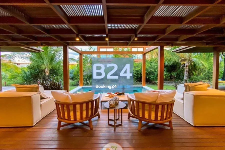 Casa de charme em cond. de luxo – praia do forte