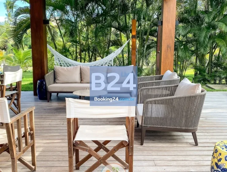 Casa luxuosa em cond. frente-mar – praia do forte